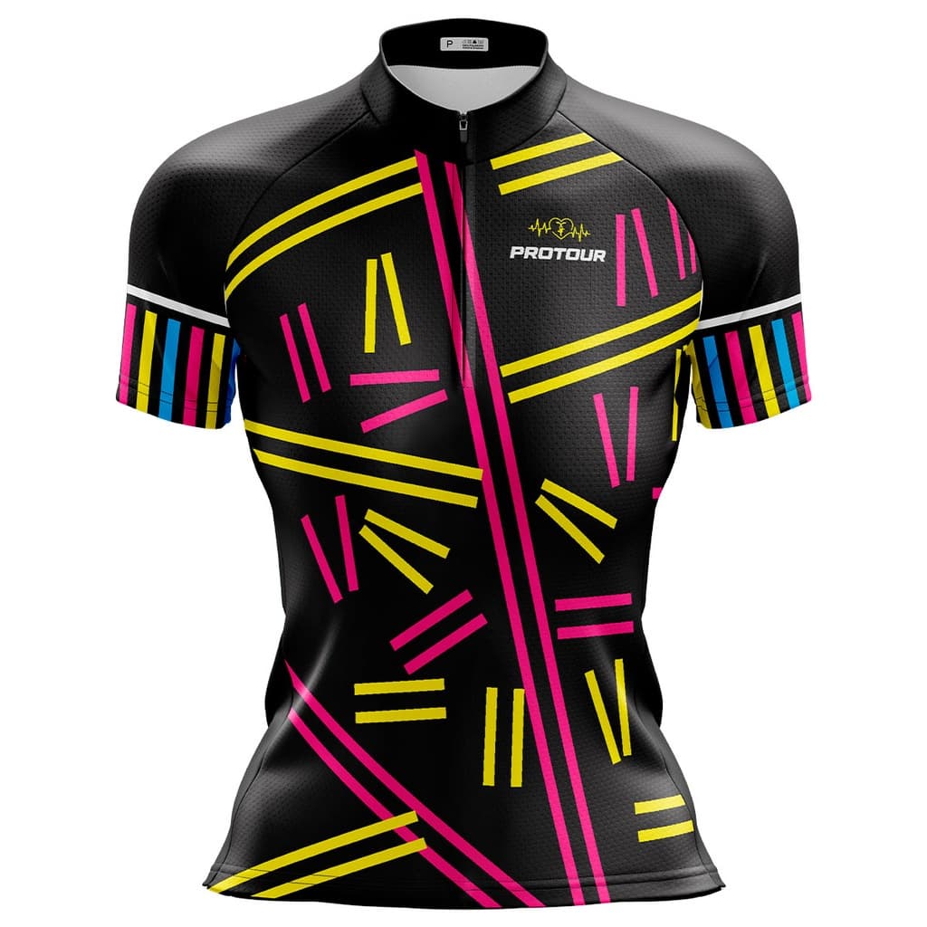 Camisa Ciclismo Feminina Dry Fit com Proteção UV Bike MTB Speed Griffe Giz