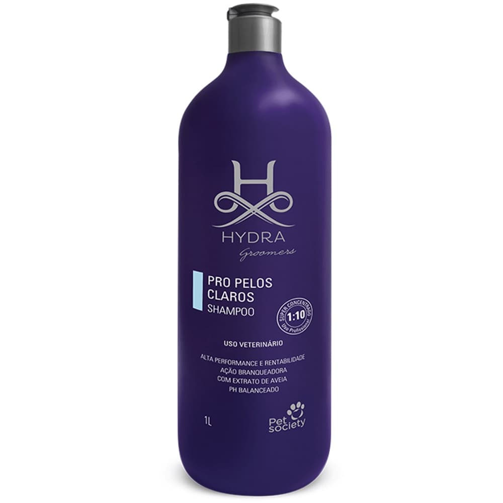 Shampoo Pelos Oleosos Hydra Groomers Pro Pet Society 1L Diluição 1:10