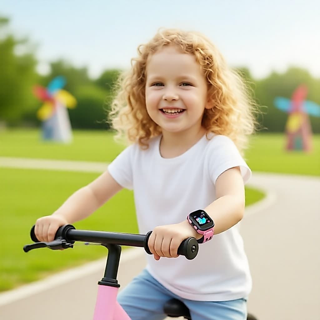 Relógio Inteligente Infantil GPS LBS, Chamada SOS e Localização para Meninos e Meninas, Compatível com iOS/Android