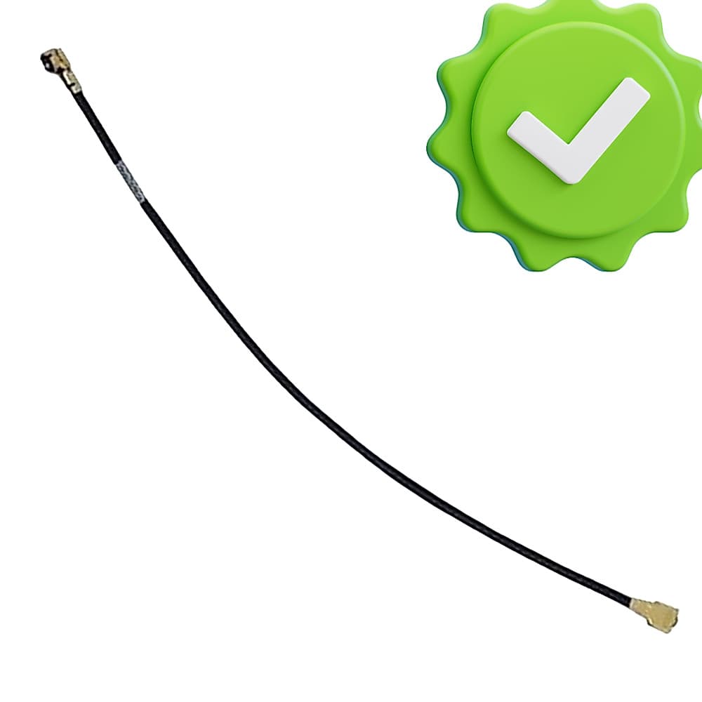 Cabo Coaxial Antena Interna Motorola MOTO G23 XT2333 Preto - 13,2 cm