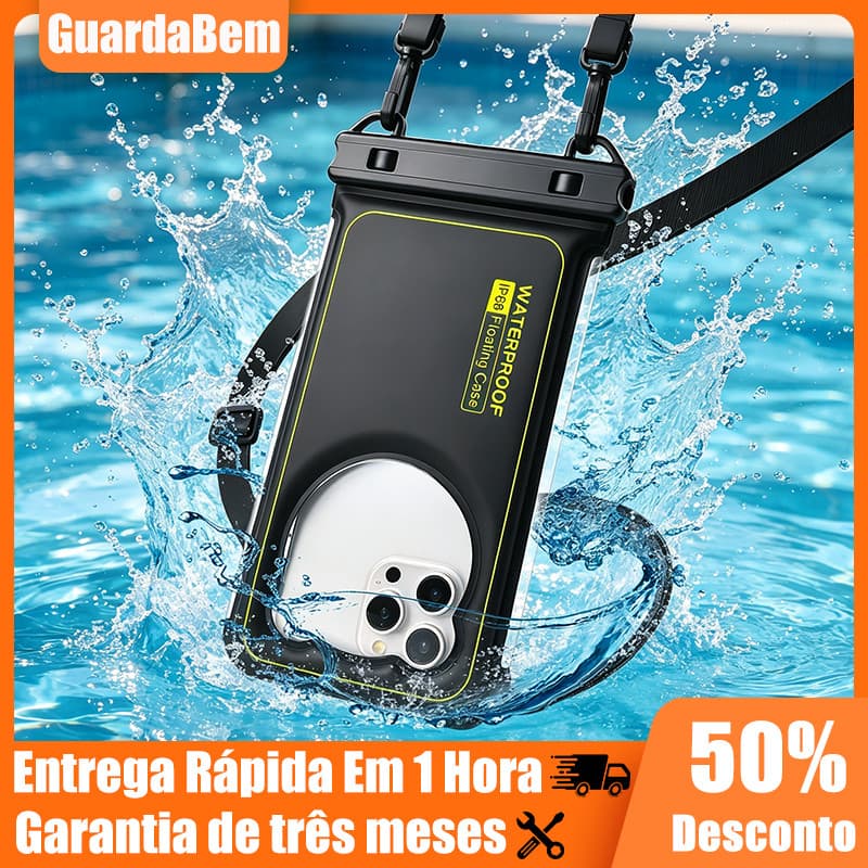 Capa Bolsa A Prova Dágua Impermeável Universal Para Celular Chuvapara Celular, Iphone, Samsung