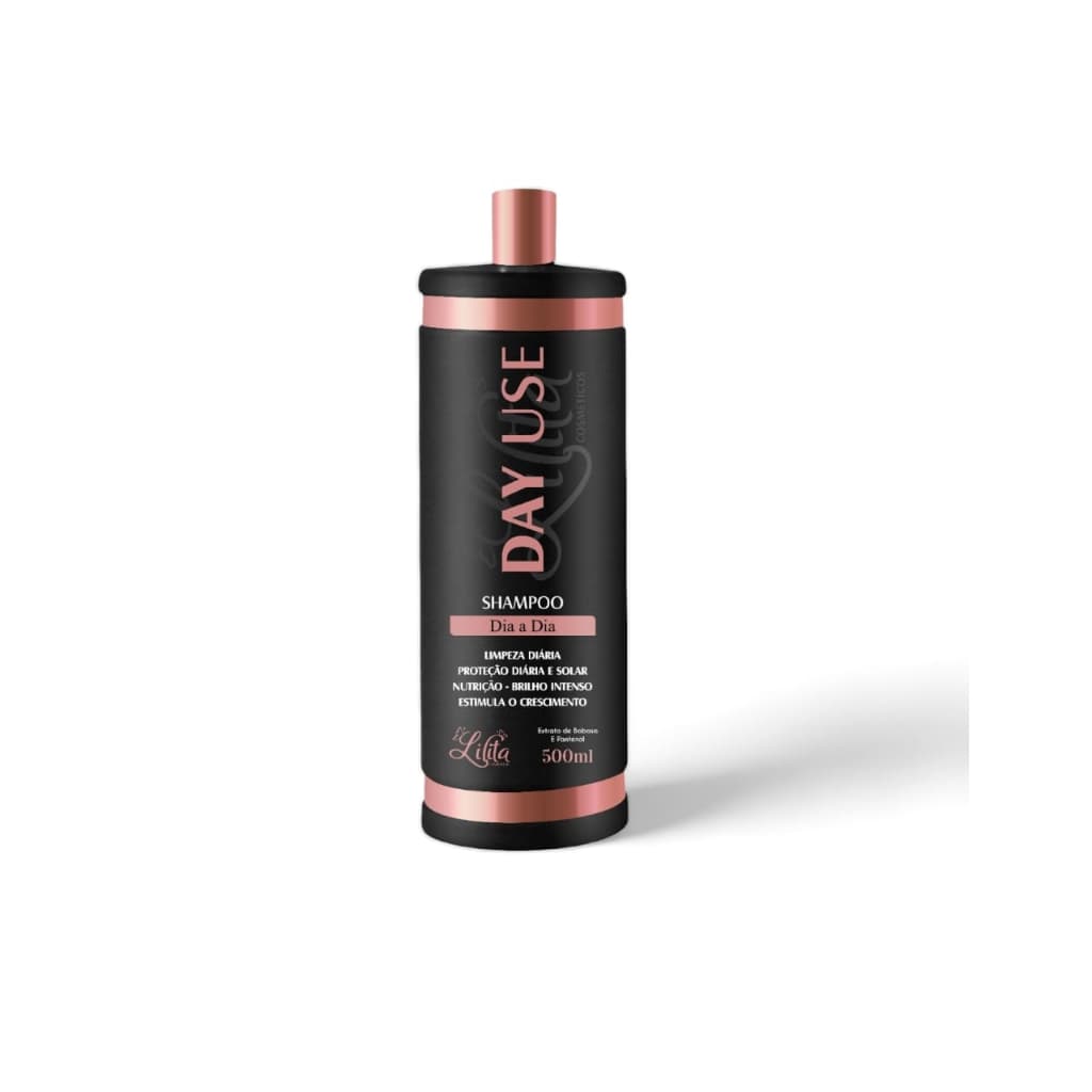 Shampoo Uso diario Lilita Cosmeticos 500 ml com Extrato de Babosa e Biotina