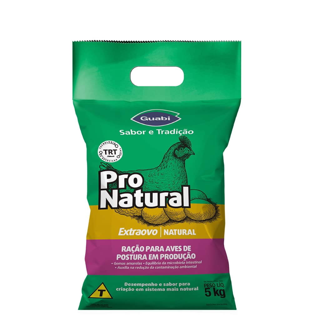 Ração Extraovo ProNatural Aves em Postura Galinha Triturada 5 kg