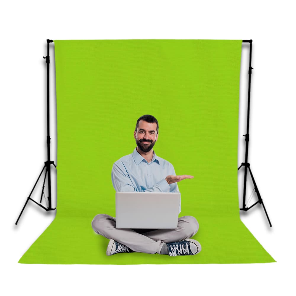 Tecido Chroma Key Fundo Infinito Estudio Youtuber 1,90 X 3,00 Mts