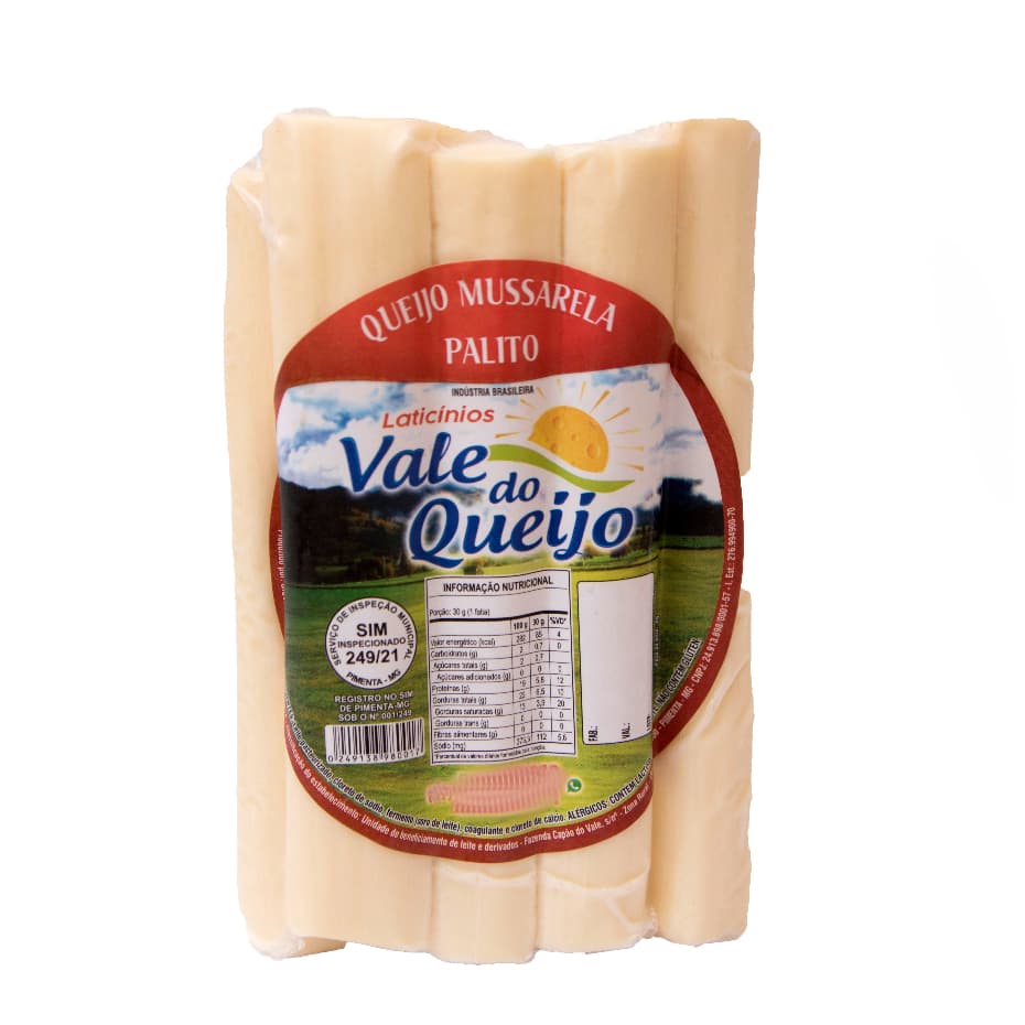 Queijo Palito de Mussarela Pura Desfiar Queijo da Canastra