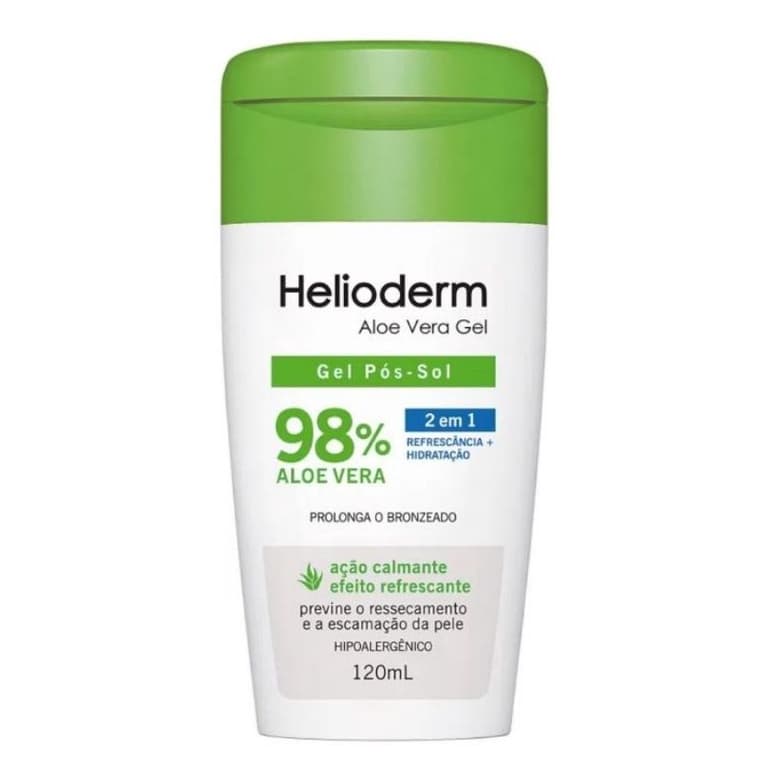 Helioderm Suncare Pós Sol Aloe Vera Gel 120g
