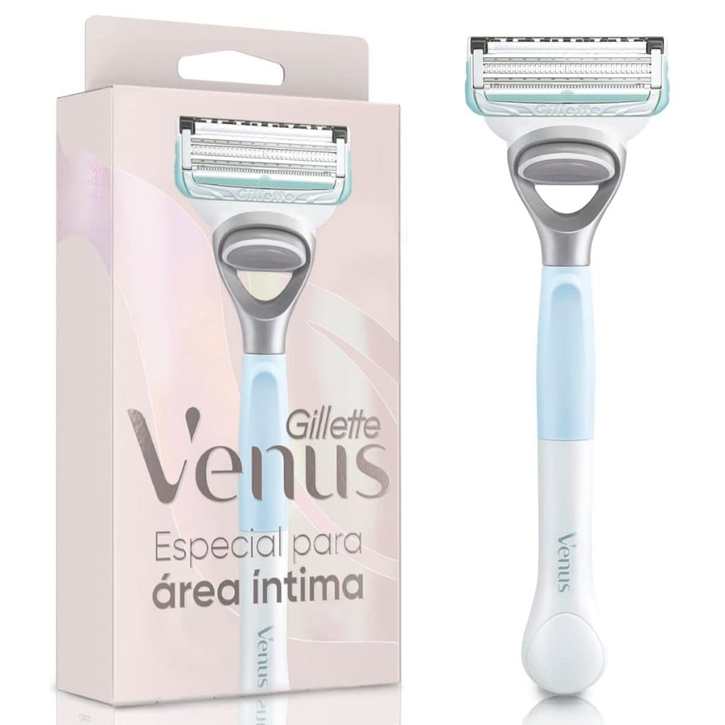 Aparelho de depilar recarregável gillette venus especial para área íntima 1 unidade