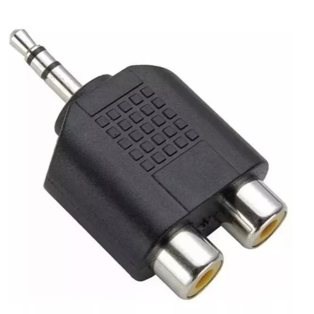 Adaptador 2 jack RCA / P2 stereo