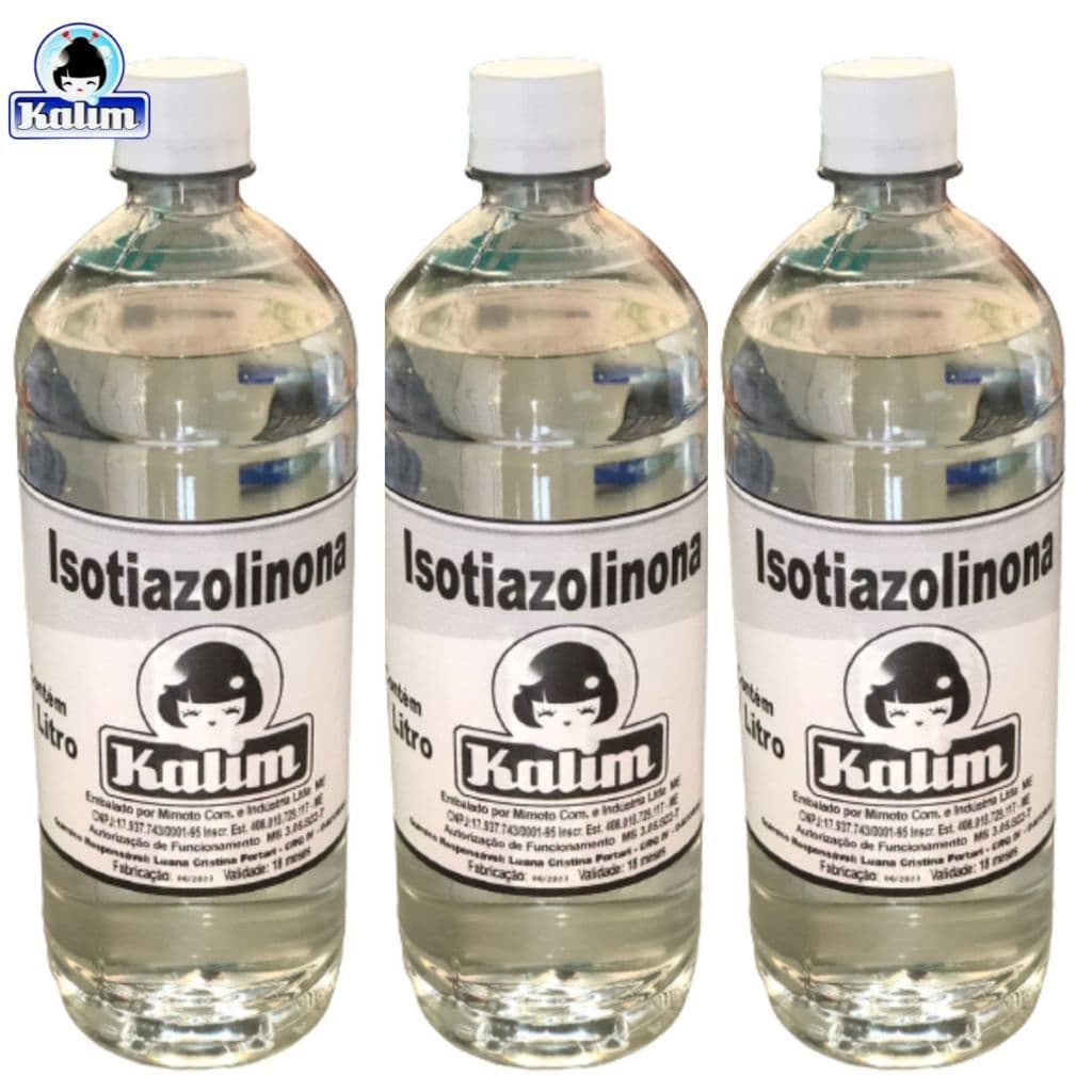 Conservante Isotiazolinona 50% 3 Litro Para Sabonete Líquido Shampoo