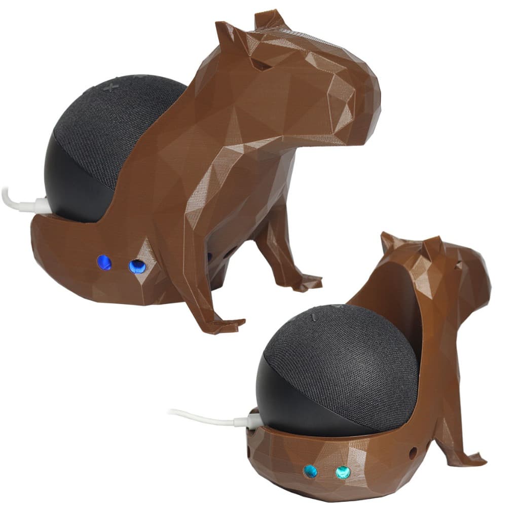 Suporte De Mesa Para Alexa Echo Dot 4 Capivara