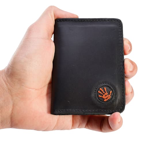 Porta cartão carteira de couro masculina pequena envio no mesmo dia