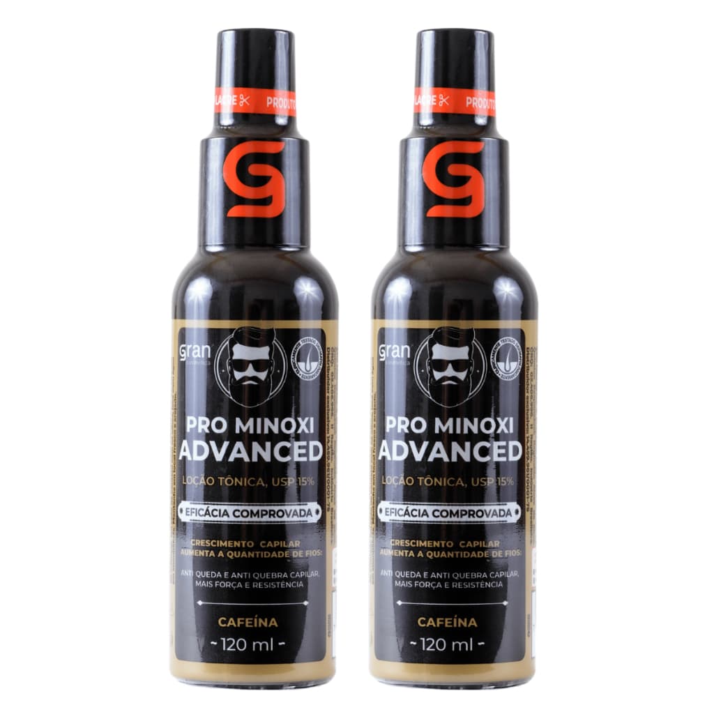 2 Pro Minoxi Advanced Original Barba Cabelo 120ml