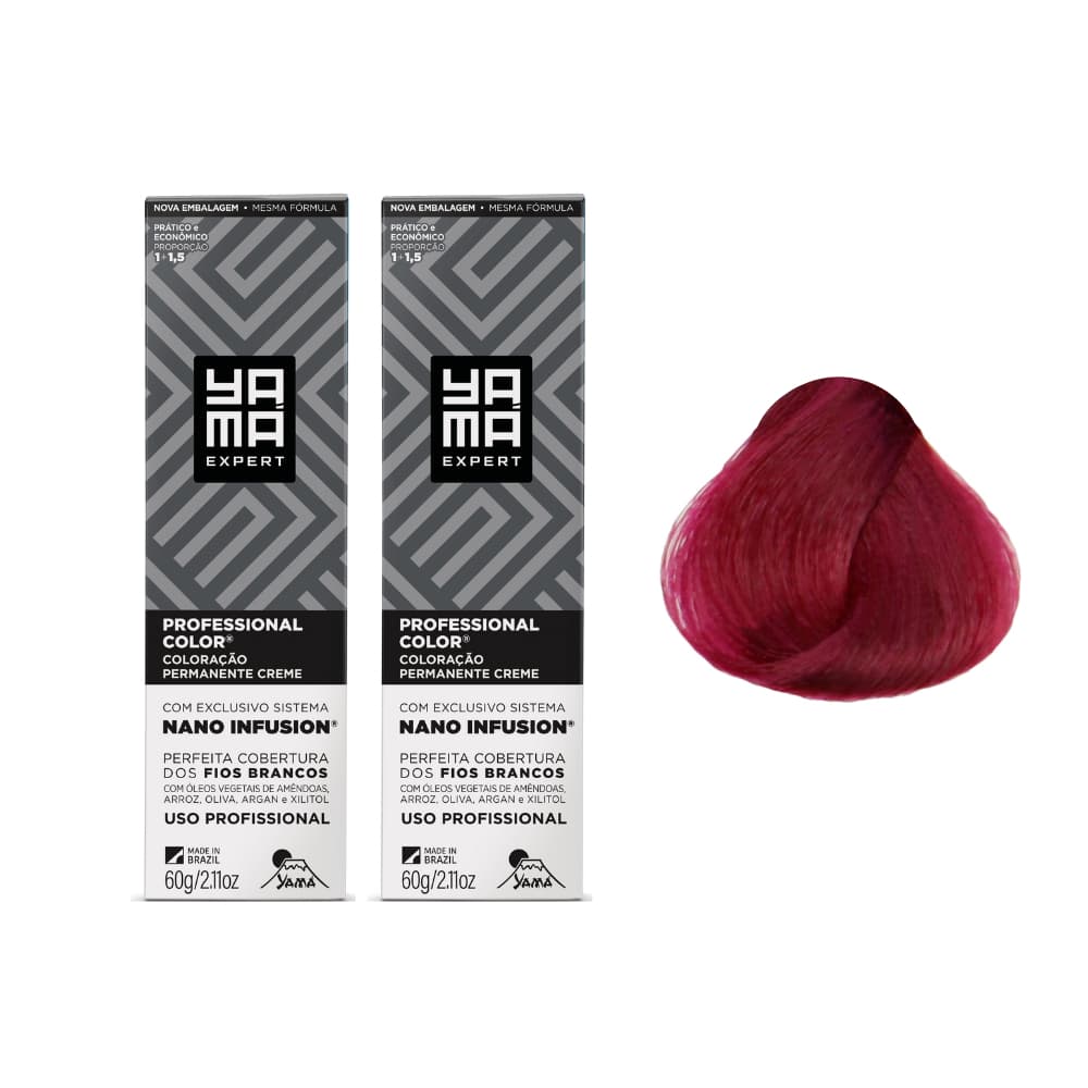 Kit C/2 Coloração Nano Infusion Yama  9.26 Louro Mt Claro Irisado Av Marsa