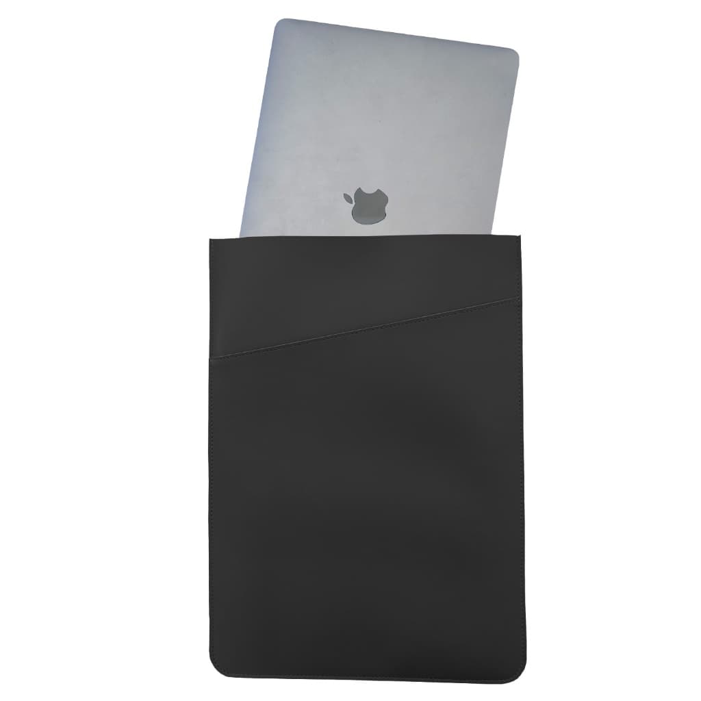 Case Para Notebook Slim em Couro Sintético Preto