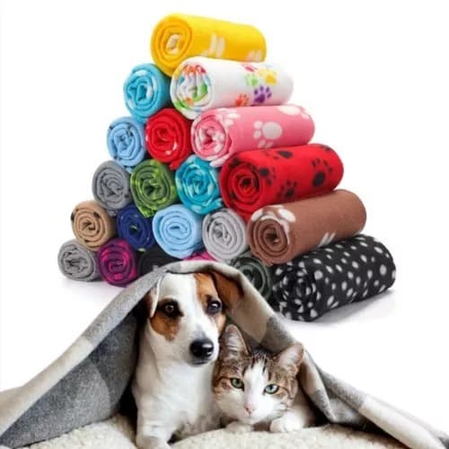 25 Mantas/cobertor Soft Para Pets P/ Cães E Gatos