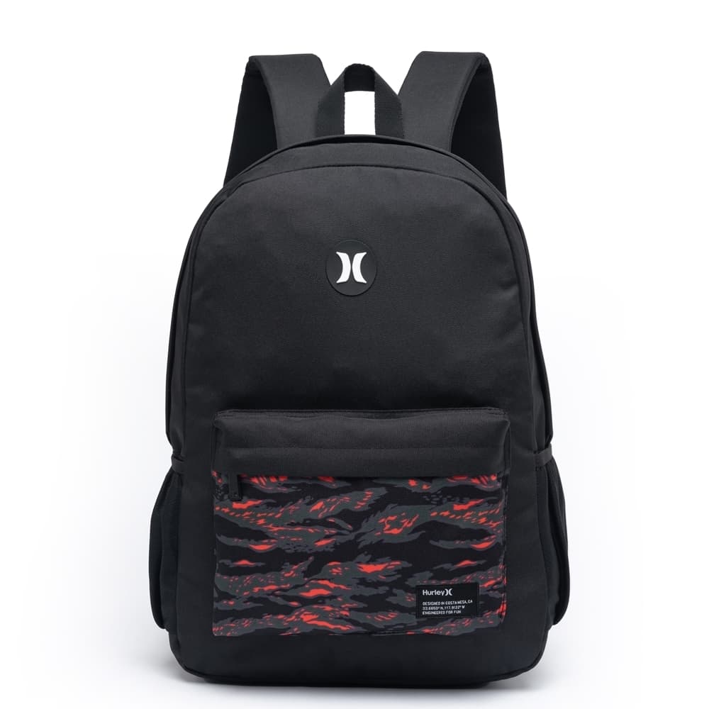 Mochila Hurley Masculina Original Bolsa Faculdade Trabalho