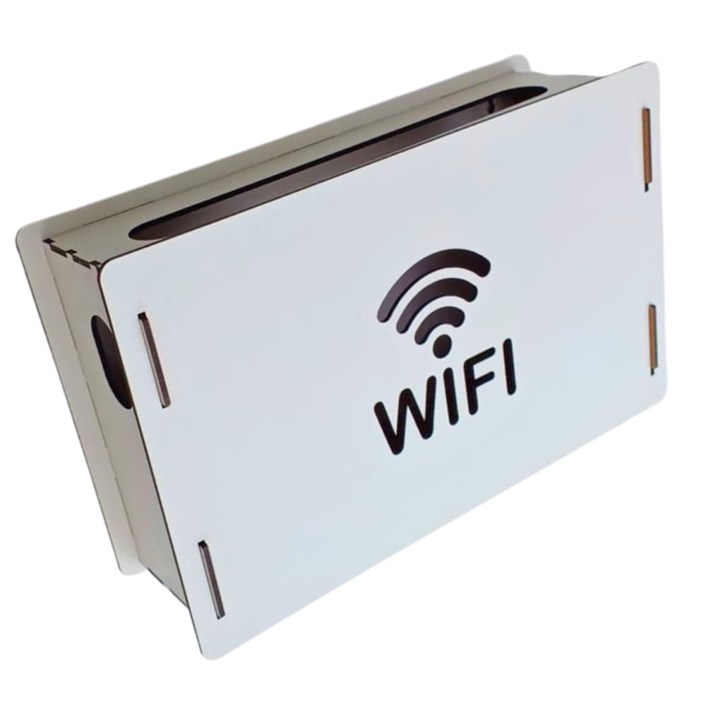 Organizador Para Roteador Suporte Wireless Organizador Wi-fi Decorativo Parede