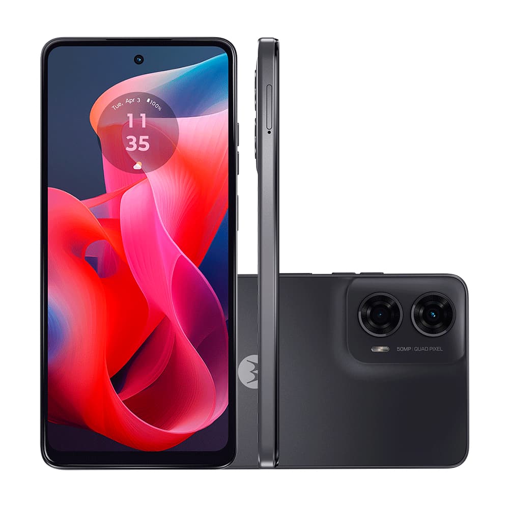 Smartphone Moto G24 128GB Wi-Fi Tela 6.6" 4GB RAM Câmera Dupla + Selfie 8MP - Vitrine
