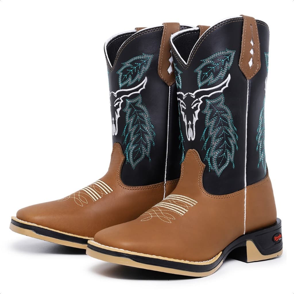 Bota Masculina Cano Longo Texana Sola Jump