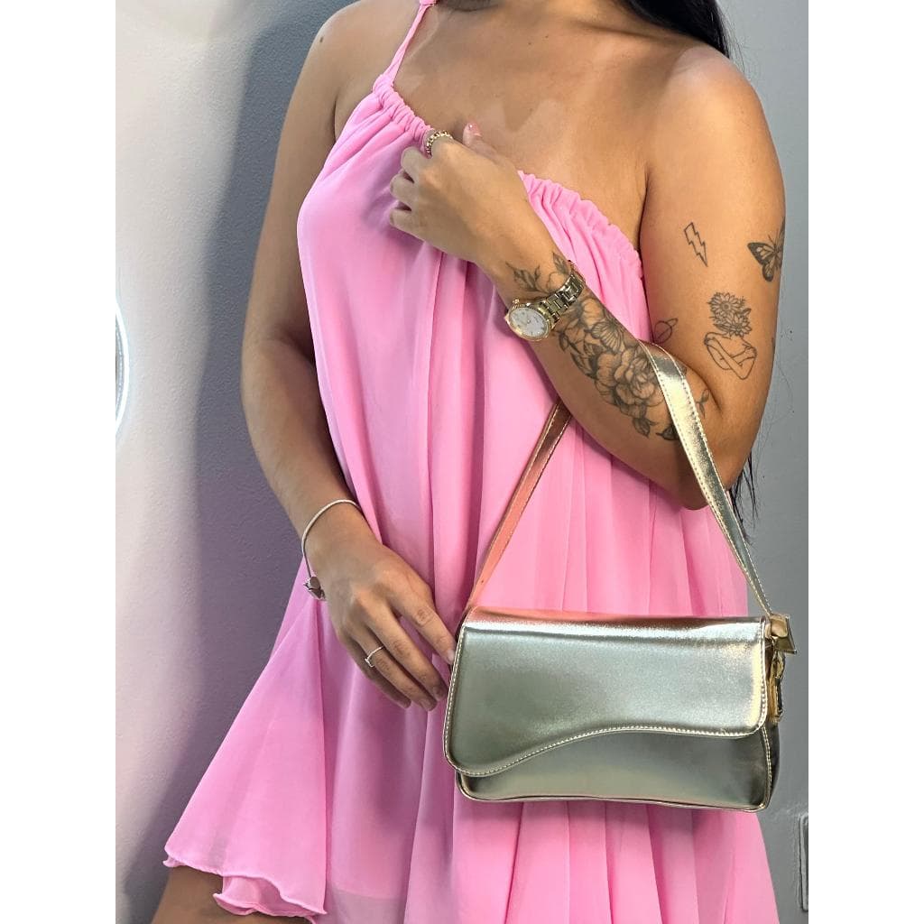 Bolsa feminina baguete meia lua com alça de ombro e transversal lançamento