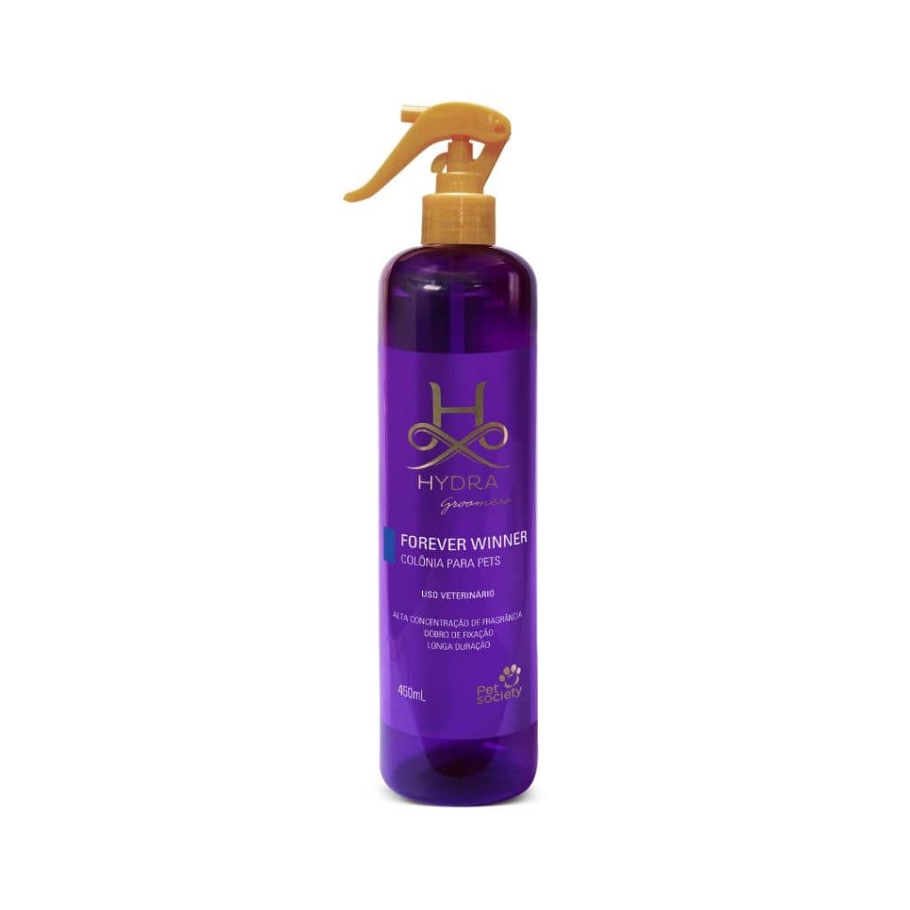 Colônia Pet Cachorro e Gato Hydra Groomers Forever Winner 450ml