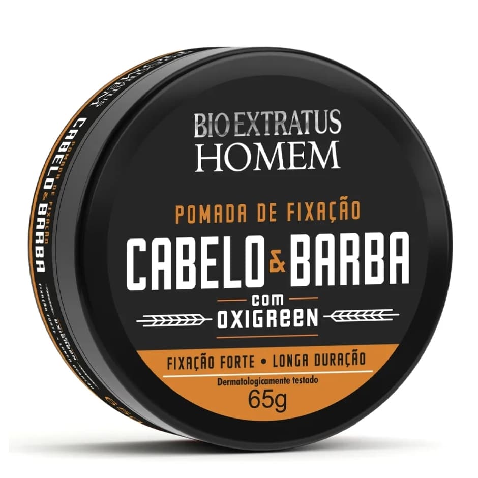 Bio Extratus Pomada de Fixação Cabelo e Barba Homem - Fixação Forte 65Gr