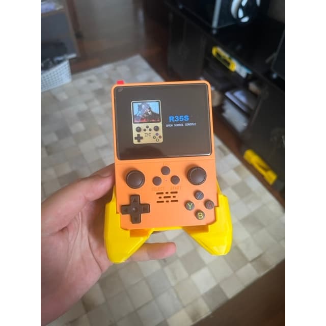 Grip Ergonômico R35S - Suporte Antiderrapante para Console Portátil Game Chinês - Pega Confortável Controle