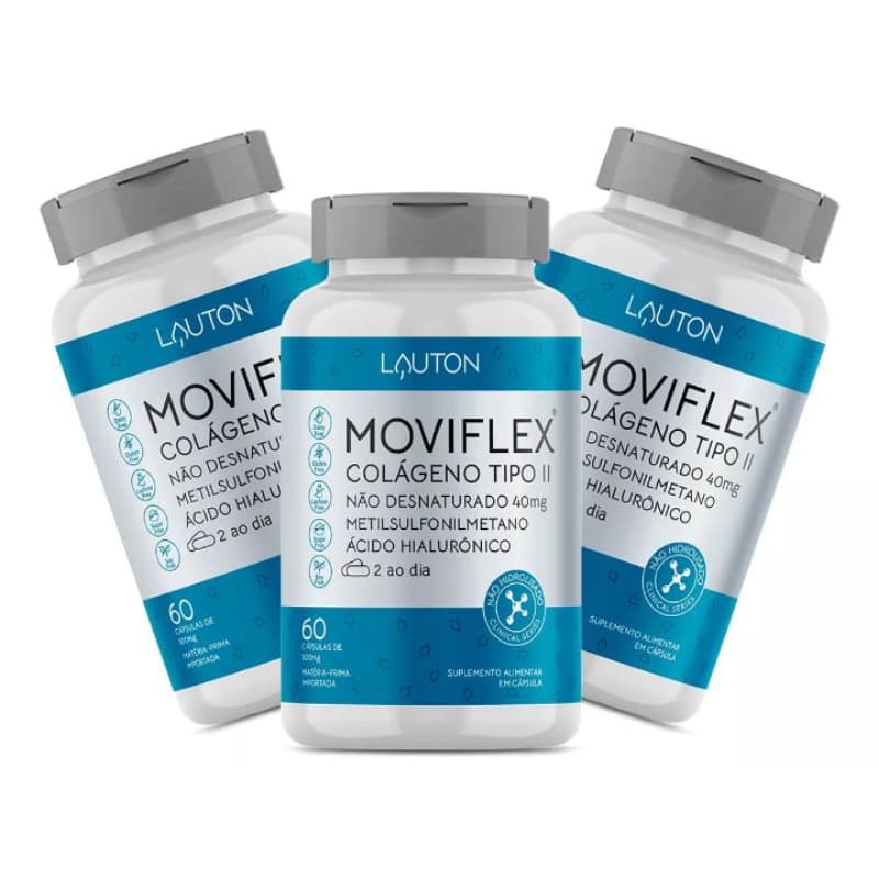 3 Moviflex colágeno tipo 2 + ácido Hialurônico