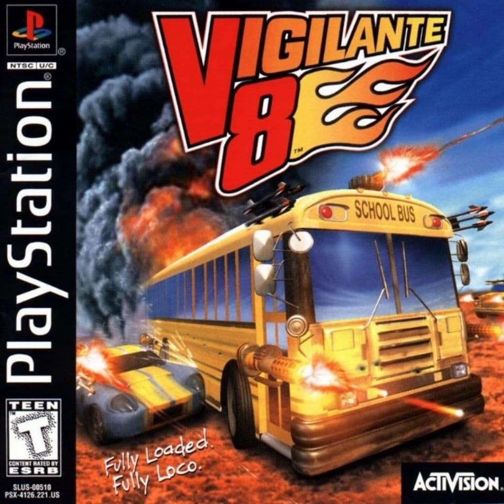 Jogo Vigilante 8 PS1 One Playstation 1 Mídia De Altissíma Qualidade UP!!!