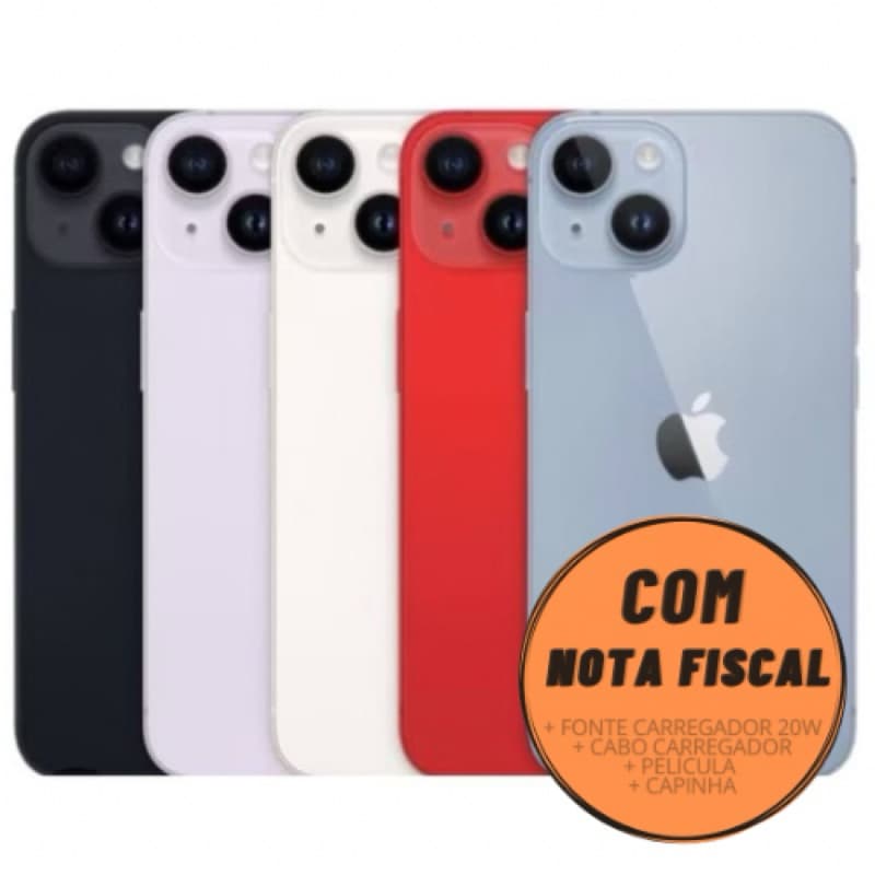 Celular iPhone 14 Pro (128GB) (256GB) 100% Original Apple Seminovo Vitrine Bateria 85% a 100% NF Carregador Película