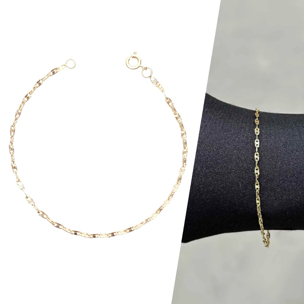 Promoção Kit Relógio Aço Masculino Dourado Prata 18K com Corrente Grossa