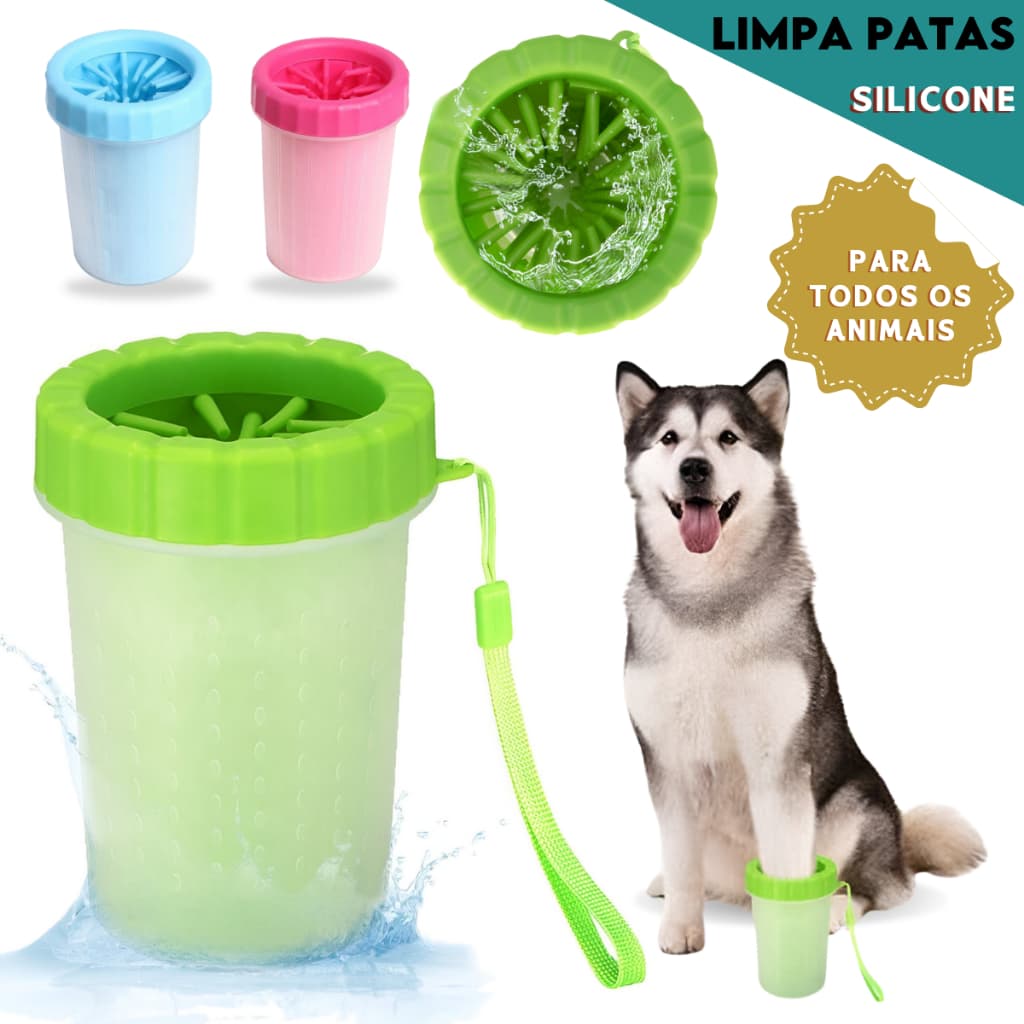 Limpa Patas Para Cães Em Silicone Copo Limpador Banho Lava Pata - Bnvt