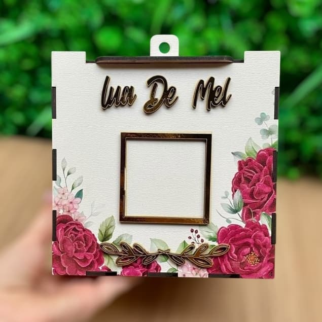 CAIXA PARA CASAMENTO URNA LUA DE MEL OU GRAVATA PERSONALIZADA