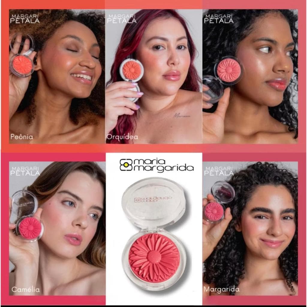 Blush MargariPétala Aveludado Cremoso - Lançamento Maria Margarida✨❤️