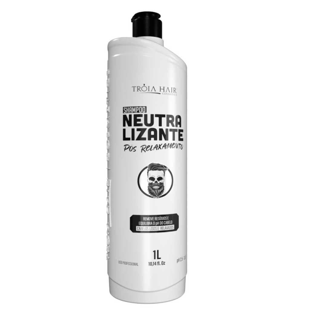 Shampoo Neutralizante Troia Hair 1L pH Estável Pós-Química para Todos os Tipos de Cabelo