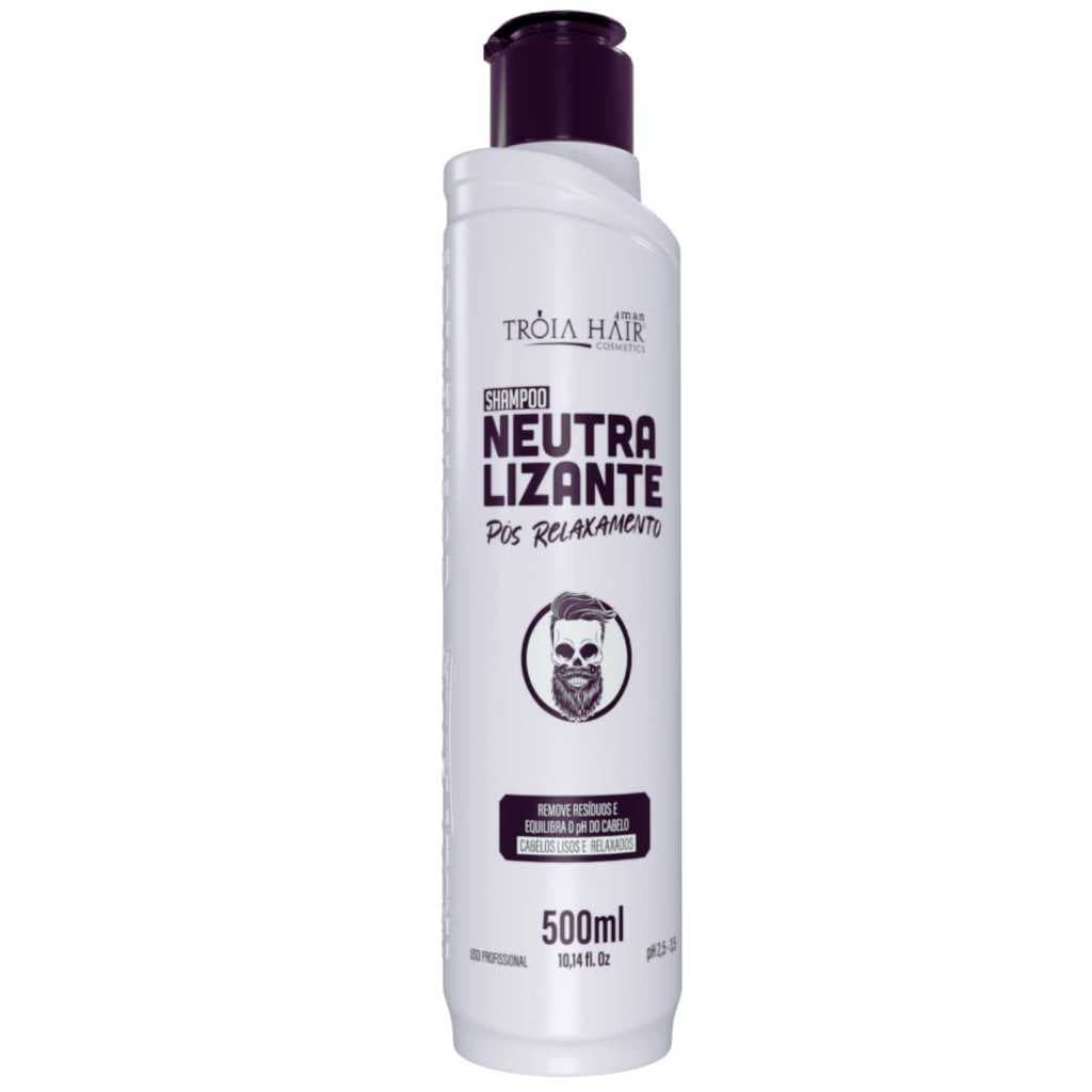 Shampoo Neutralizante Troia Hair 300ml pH Estável Pós-Química para Todos os Tipos de Cabelo