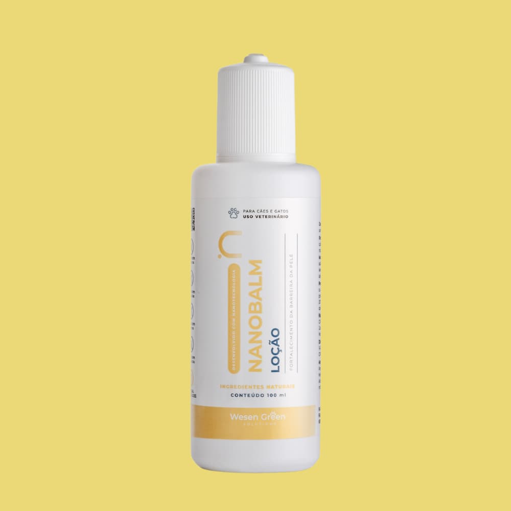Nanobalm Loção Wesen Green – Nanotecnologia para Regenerar a Pele Sensível do Seu Pet