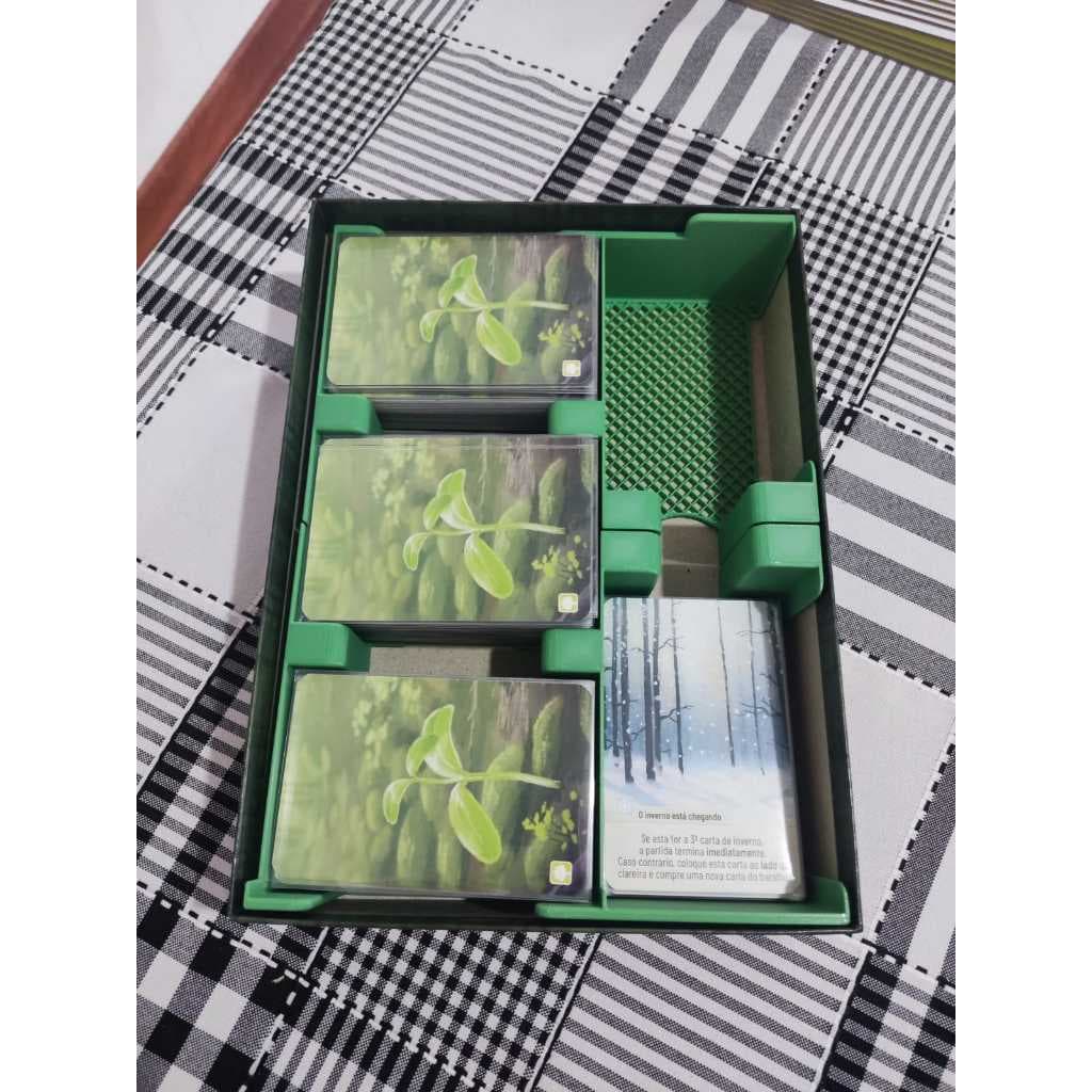 Forest Shuffle Insert 3D Cabe jogo base + expansões Alpine e Woodland Edge (Compatível com sleeve)