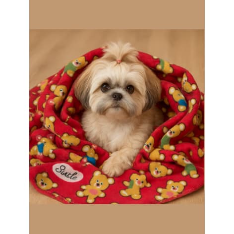 Cobertinha Manta Pet Antialérgica 90x80 cm Lavável para Cachorro e Gato - Mantinha inverno
