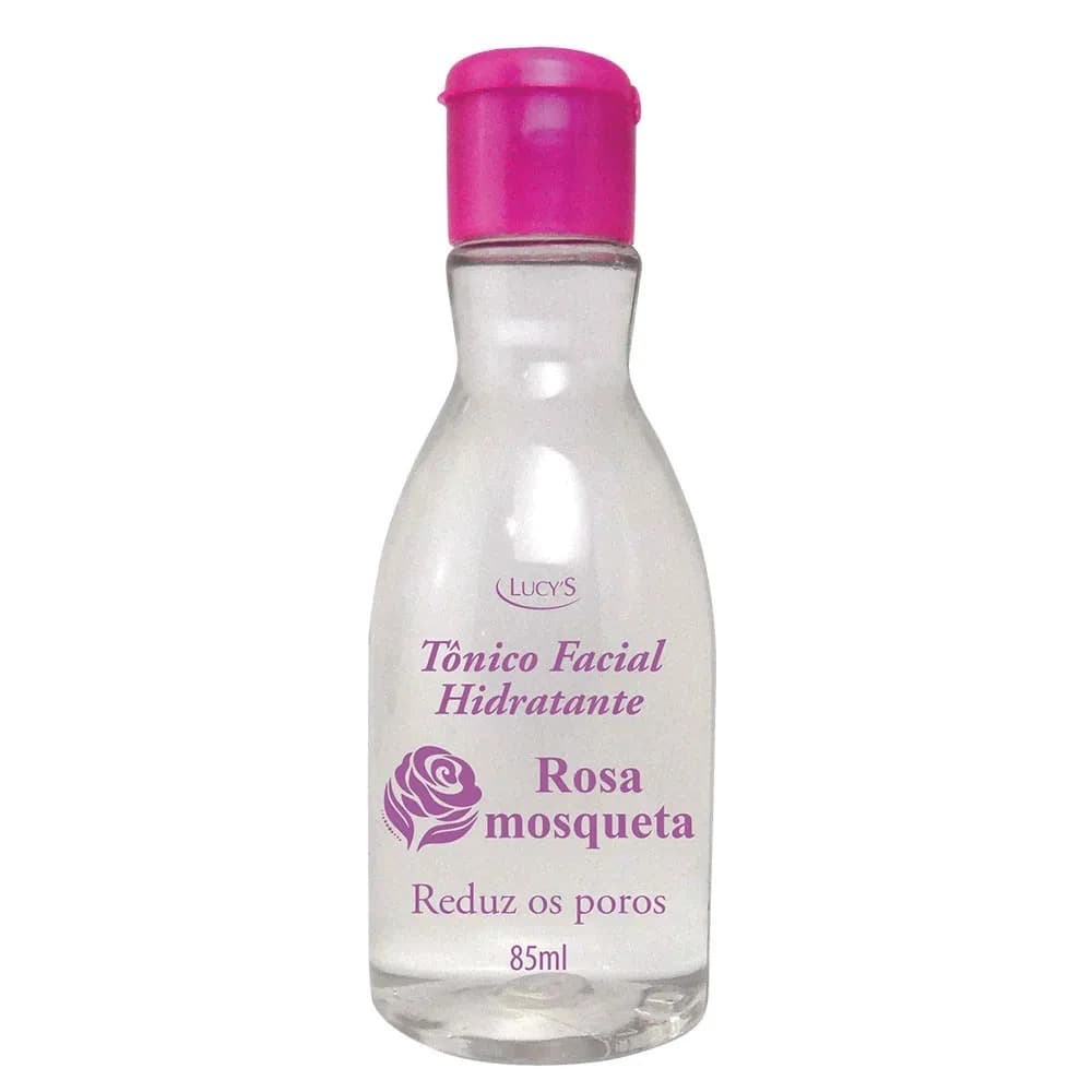 Tônico facial Hidratante Rosa Mosqueta – Hidrata e Reduz Poros 85ml Lucys