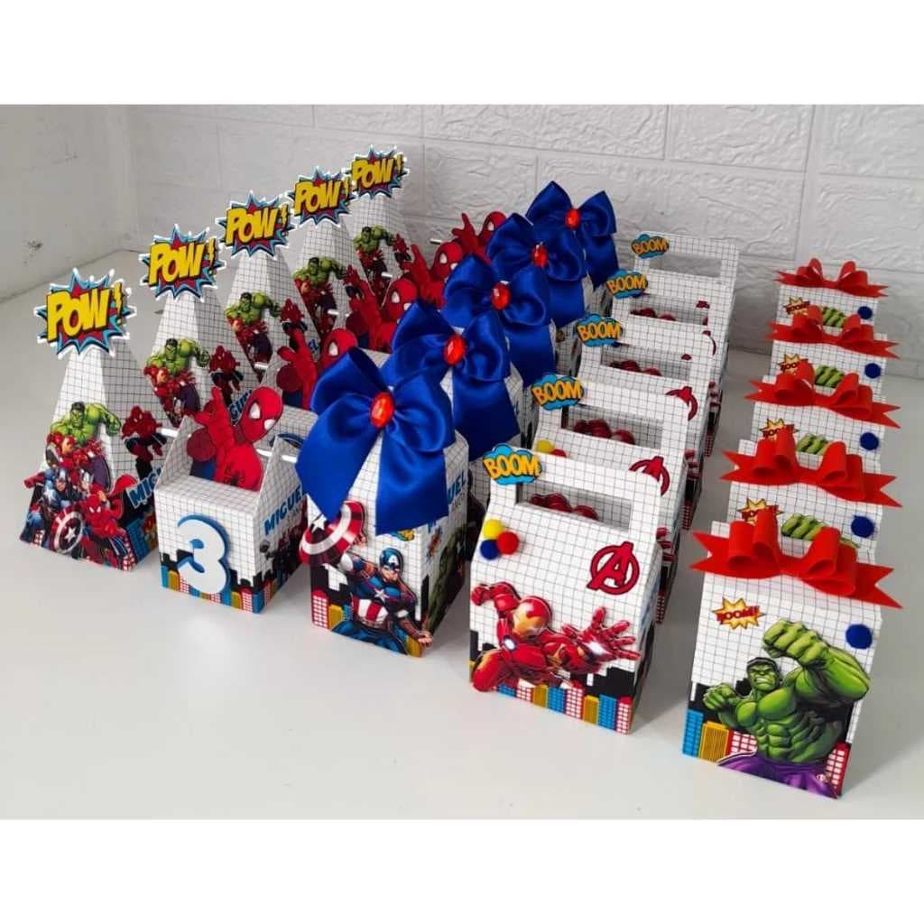 kit personalizados vingadores/ festa/ aniversario