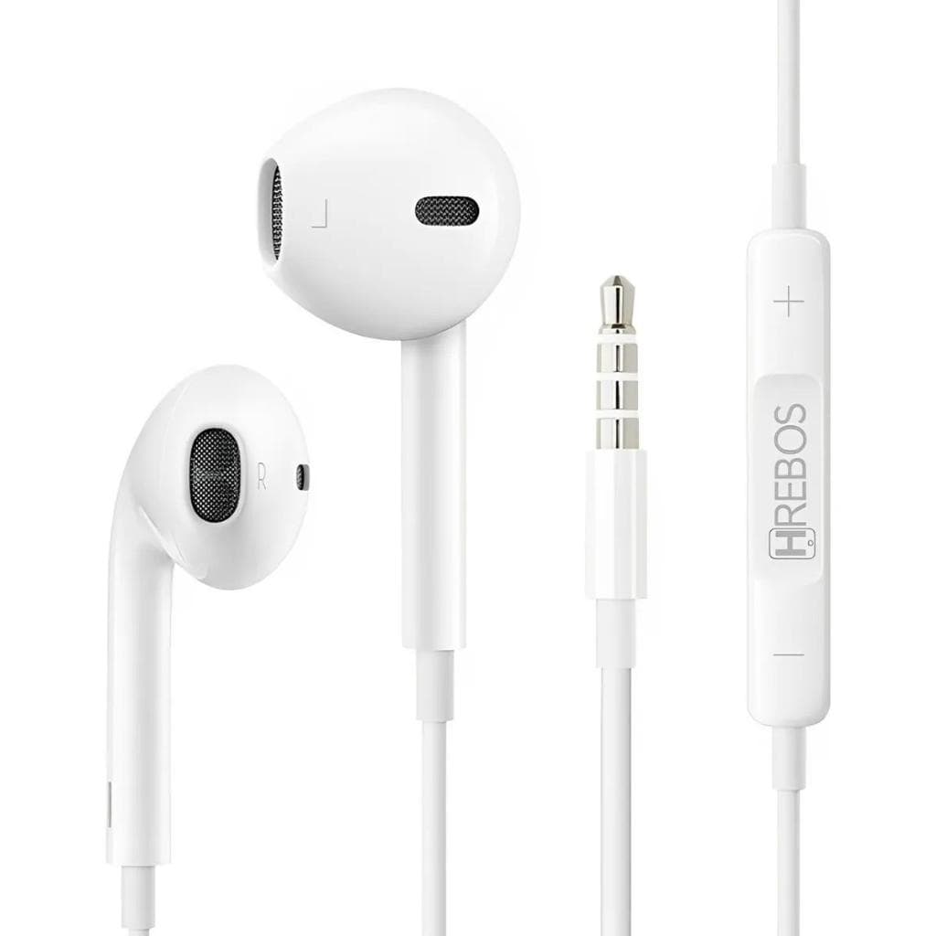 Fone de Ouvido com fio e Microfone Som Nítido e Confortável 1.2m