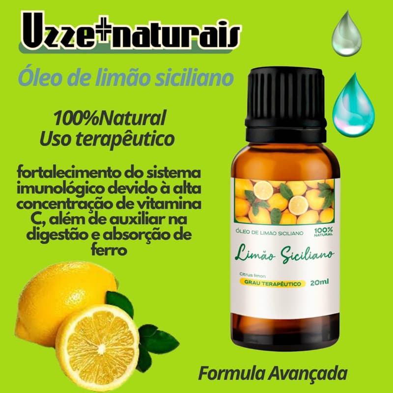 Óleo de Limão siciliano 100%natural