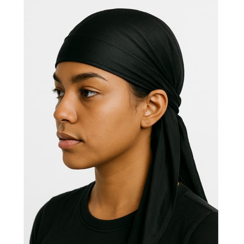 Durag Premium com Caimento Longo – 100x50cm 4 cores disponiveis