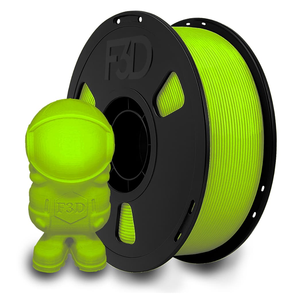 Filamento PLA Premium Verde Limão 1kg 1,75mm