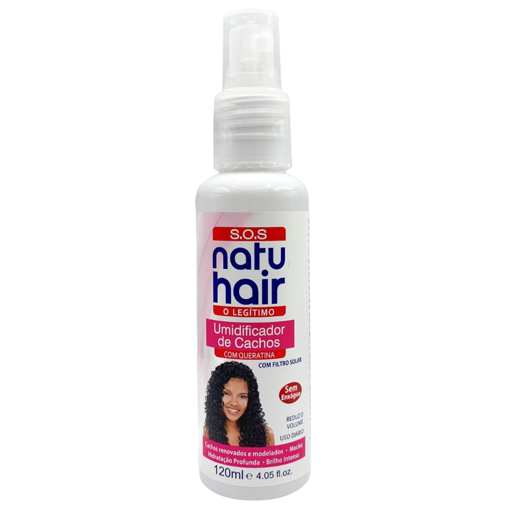 Umidificador de Cachos Tradicional S.O.S NatuHair 120ml