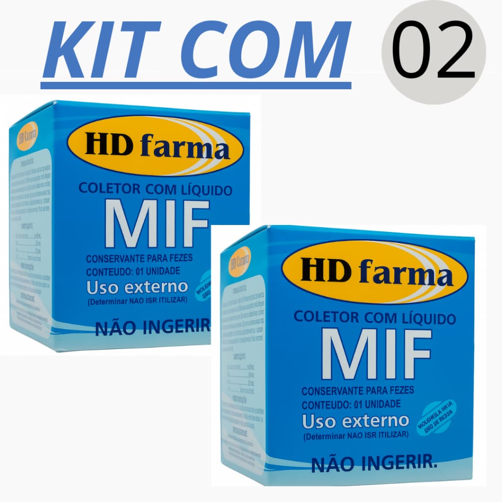 Promoção 2 Coletor Mif C/Líquido HD FARMA