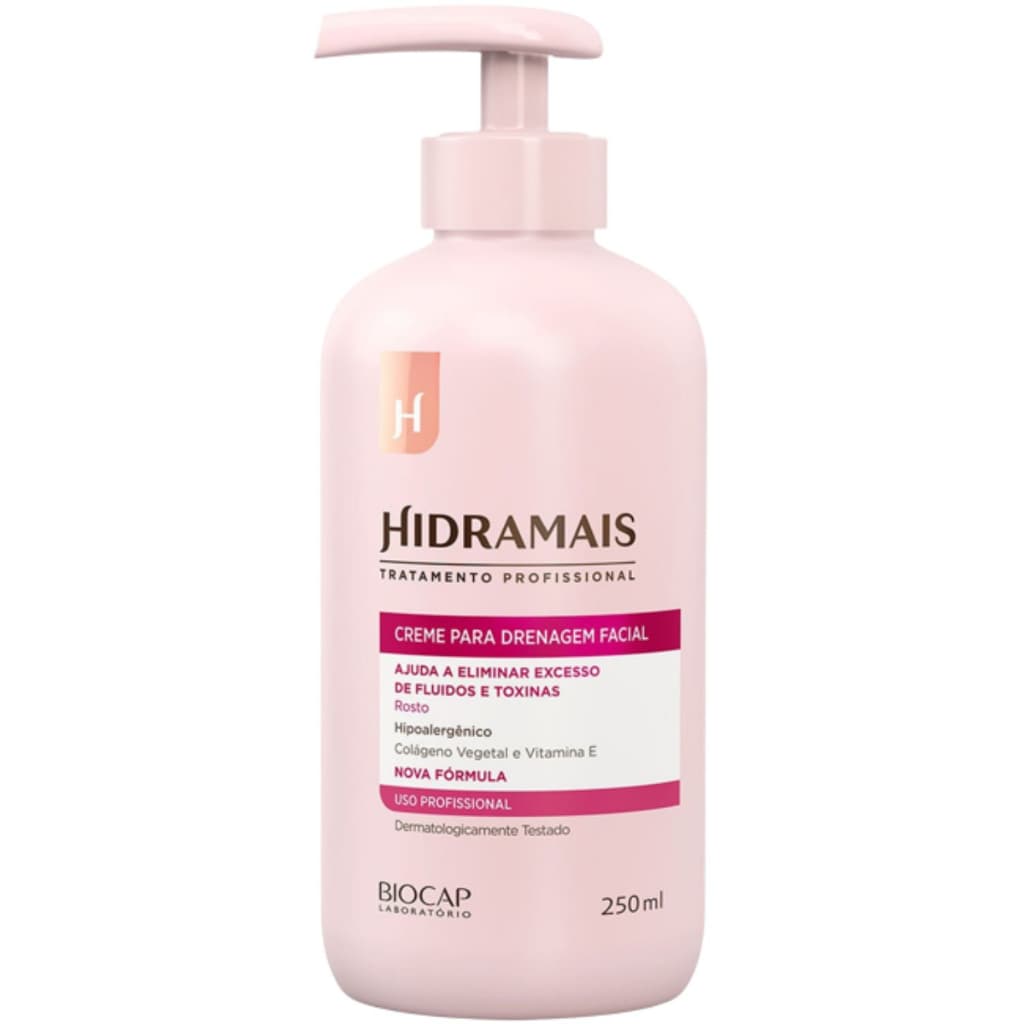 HIdramais Creme Drenagem Facial Tenha a Rosto Lisa e  Hidrata