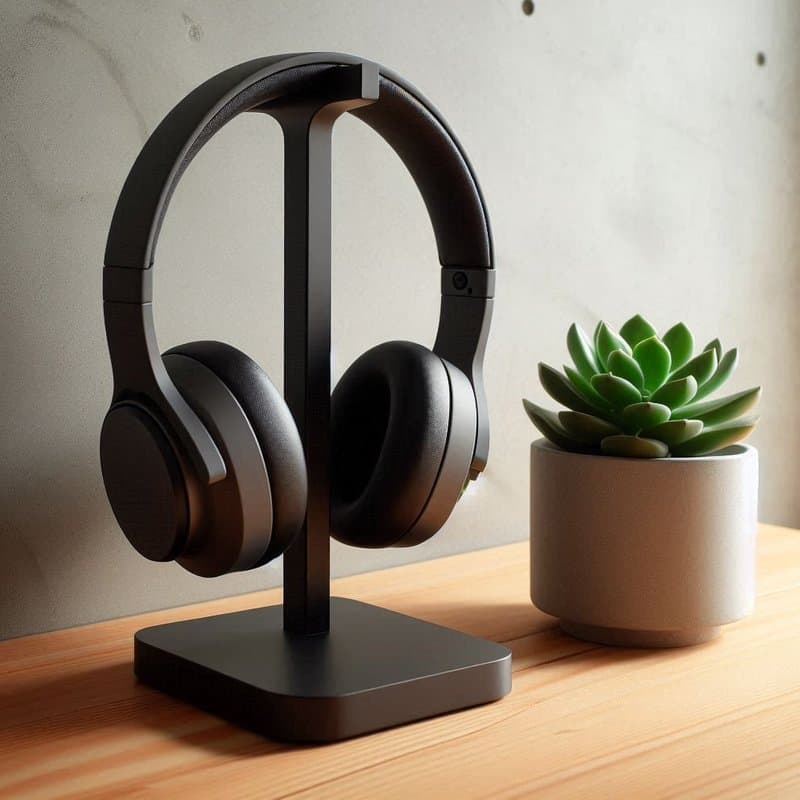 Suporte de Headphone Moderno Elegante Organização Mesa Escritório Fone de Ouvido Headset Gamer