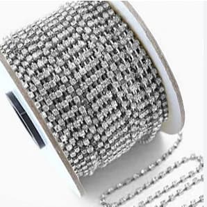 10 metros Corrente strass no metro 4mm ss17 pp32